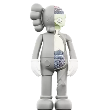 Modern KAWS COMPANION: Unique & Stylish 3D model image 1 