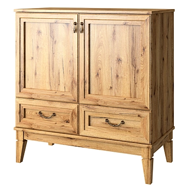 MK-65 Series Chest of Drawers 3D model image 1 