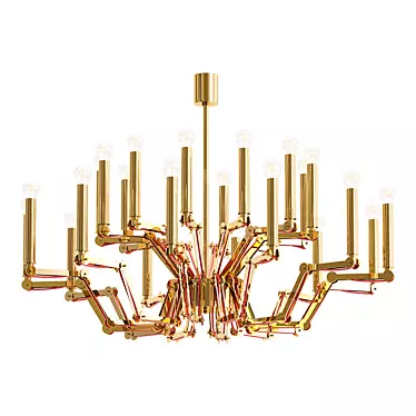 Elegant Mercury S Chandelier 3D model image 1 