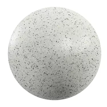 Elegant Terrazzo Marble Tile 3D model image 1 