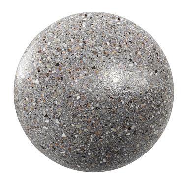 Venetian Terrazzo Marble: PBR Seamless Material 3D model image 1 