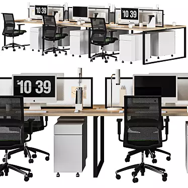 Versatile Office Furniture Solution 3D model image 1 