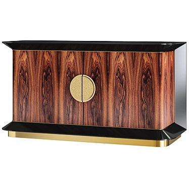 Elegant Anthony Double Door Sideboard 3D model image 1 