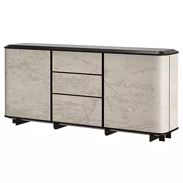 Elegant Love Sideboard: Graceful and Stylish 3D model image 1 