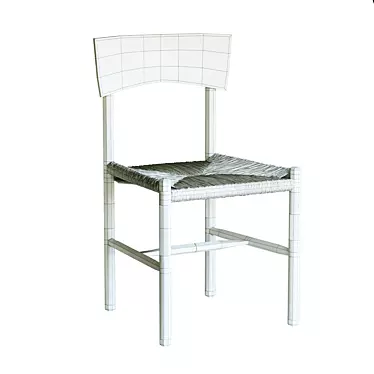 Solan Noir Set of 2 Chairs 3D model image 1 