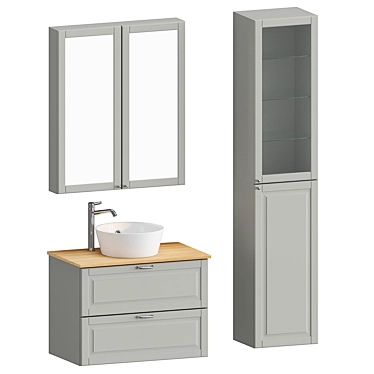 IKEA Bathroom Set 3D model image 1 