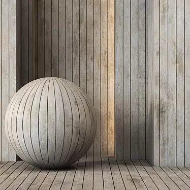 Seamless Wood Plank Texture 3D model image 1 