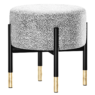 Stylish Sydney Myinterno Pouffe! 3D model image 1 