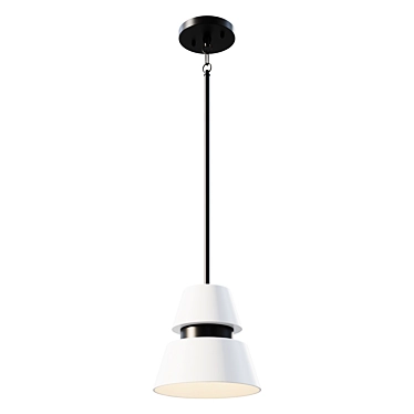 Elegant Outdoor Pendant Light 3D model image 1 