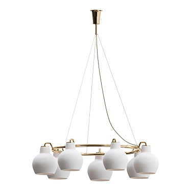 Elegant Lauritzen Ceiling Lamp 3D model image 1 