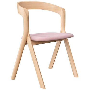 Sleek Diverge Chair by Miniforms 3D model image 1 