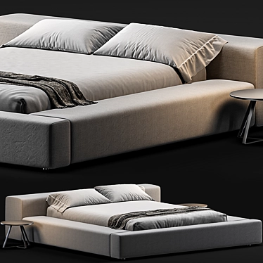 Modern Living Divani Wall Bed Vol 02 3D model image 1 