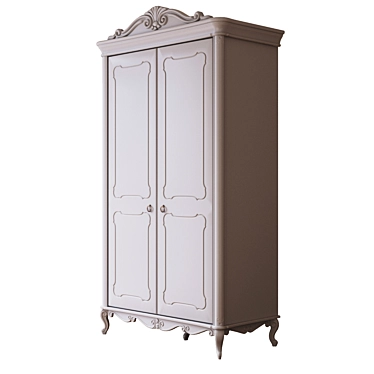 BUCZYNSKI Murry Collection Cabinet - Solid Wood, Antique Handles 3D model image 1 