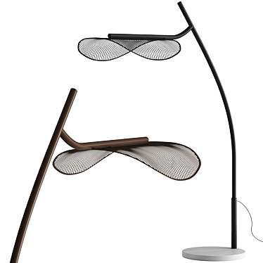 Elegant Valencia Floor Lamp 3D model image 1 
