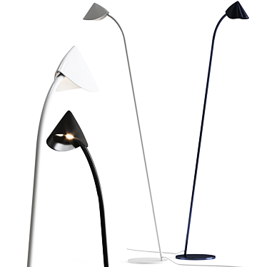 Capuccina Modern Floor Lamp by Mantra - Sleek and Stylish 3D model image 1 