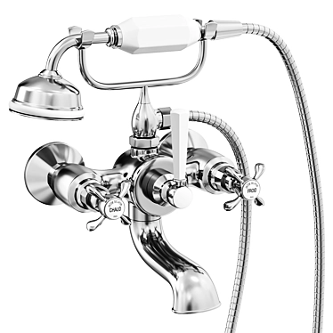 Elegant and Timeless: Jacob Delafon CLÉO 1889 Bath Mixer 3D model image 1 