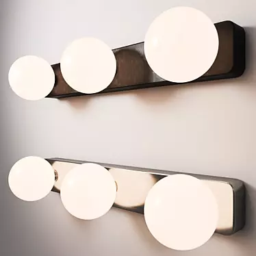 BRAZOS Wall Lamp: Sleek and Stylish 3D model image 1 