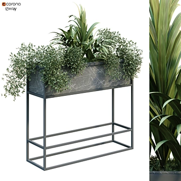 GreeneryBox: Interior Plant Set 3D model image 1 