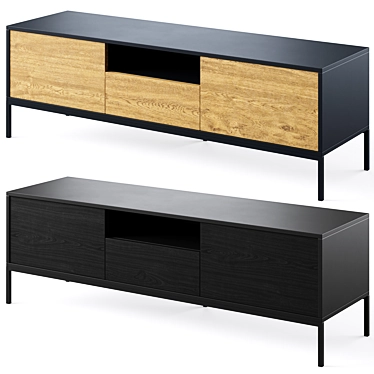 Modern TV Unit Seaford by Actona 3D model image 1 