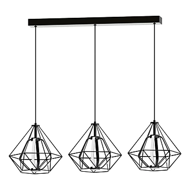 Skyline: Modern Designer Pendant Light 3D model image 1 