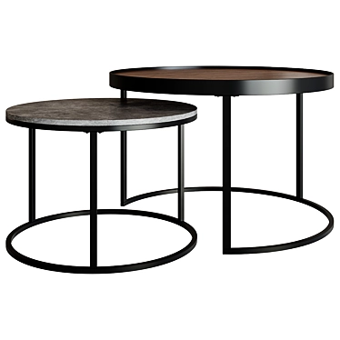 Pamela Coffee Table: Stylish and Functional 3D model image 1 