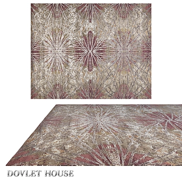 Exquisite Dazzle Woolen Carpet (16426) 3D model image 1 