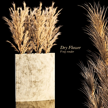 Deluxe Pampas Grass Bouquet 3D model image 1 