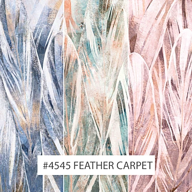 Feather Carpet | Eco-Mural Wallpapers 3D model image 1 