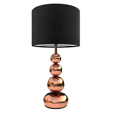 Copper Ball Touch Table Lamp 3D model image 1 