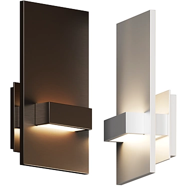 Modern Vela Sconce: Bold Lighting Fixture 3D model image 1 