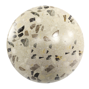 Venetian Terrazzo: Seamless Marble HD Texture 3D model image 1 