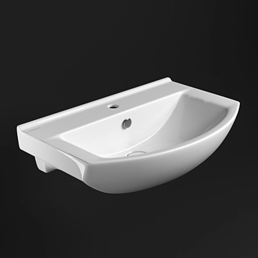 Sanita Luxe Best 65: Stylish Washbasin with Corona Render - Easy Download 3D model image 1 