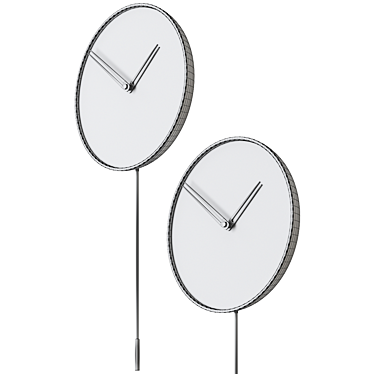Modern Swing Wall Clock 3D model image 1 
