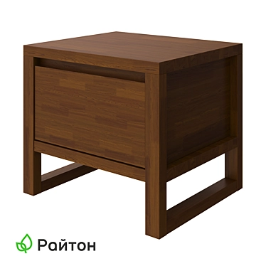 Modern Canadian Nightstand with Drawer 3D model image 1 