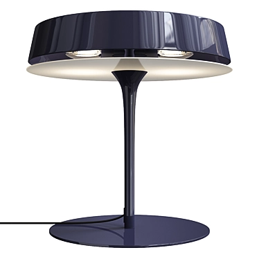 Vanlux Olsen T Black Shiny - Sleek Table Lamp 3D model image 1 
