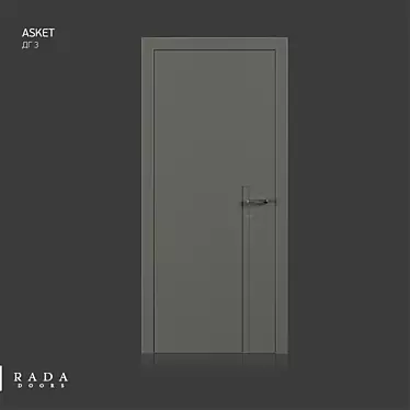 Asket Color: Stylish and Elegant Door 3D model image 1 