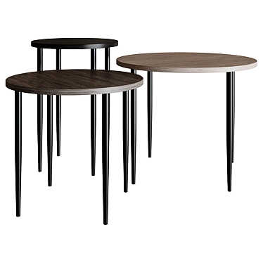 Sleek and Stylish Darcy Coffee Table 3D model image 1 