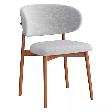 Elegant Wood Chair: Oleandro 3D model image 1 