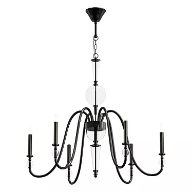 Elegant Lightstar Chandelier 3D model image 1 