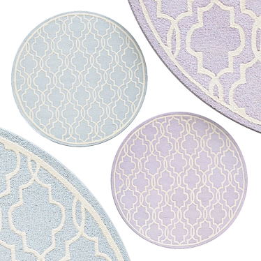 Modern Circle Rugs | Premium Collection 3D model image 1 