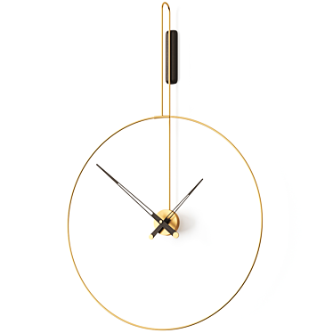 Daro Nomon Wall Clock: Sleek Timepiece with Modern Design 3D model image 1 