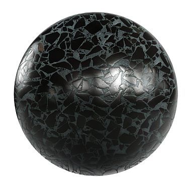 PBR Terrazzo Marble Material 3D model image 1 