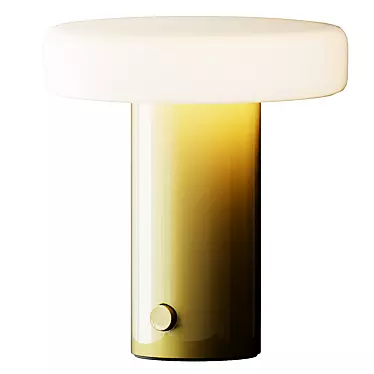 Puck Table Lamp: Minimalist Elegance 3D model image 1 