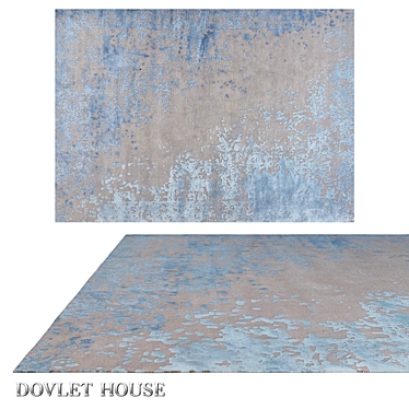 Dazzle Sherst & Shelk Nepal Carpet 3D model image 1 