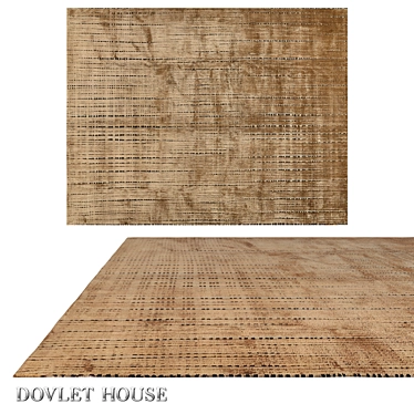 Luxury Silk Carpet - DOVLET HOUSE (Art 16351) 3D model image 1 