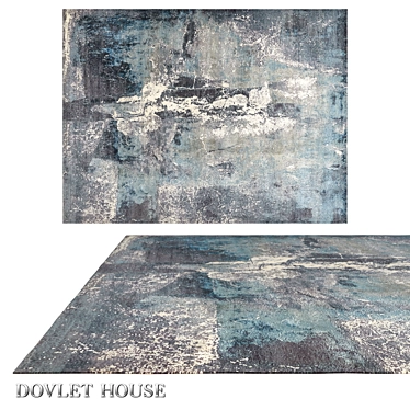 Luxurious Silk & Wool Carpet | Dovlet House 3D model image 1 