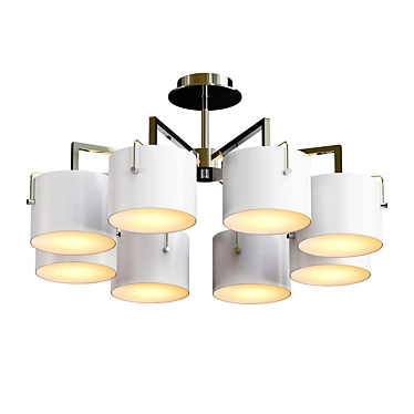 Modern Millimeter Chandelier "Sayrus 3D model image 1 