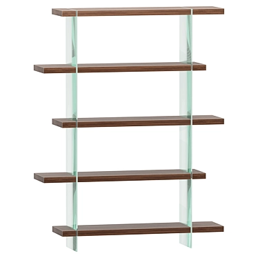Modernist Rack: Stylish and Functional 3D model image 1 