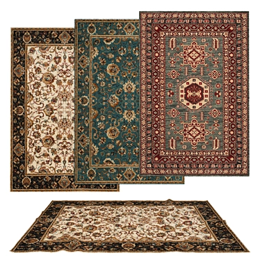 6-Piece Varietex Rug Set 3D model image 1 