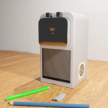 Precision Point Pencil Sharpener 3D model image 1 